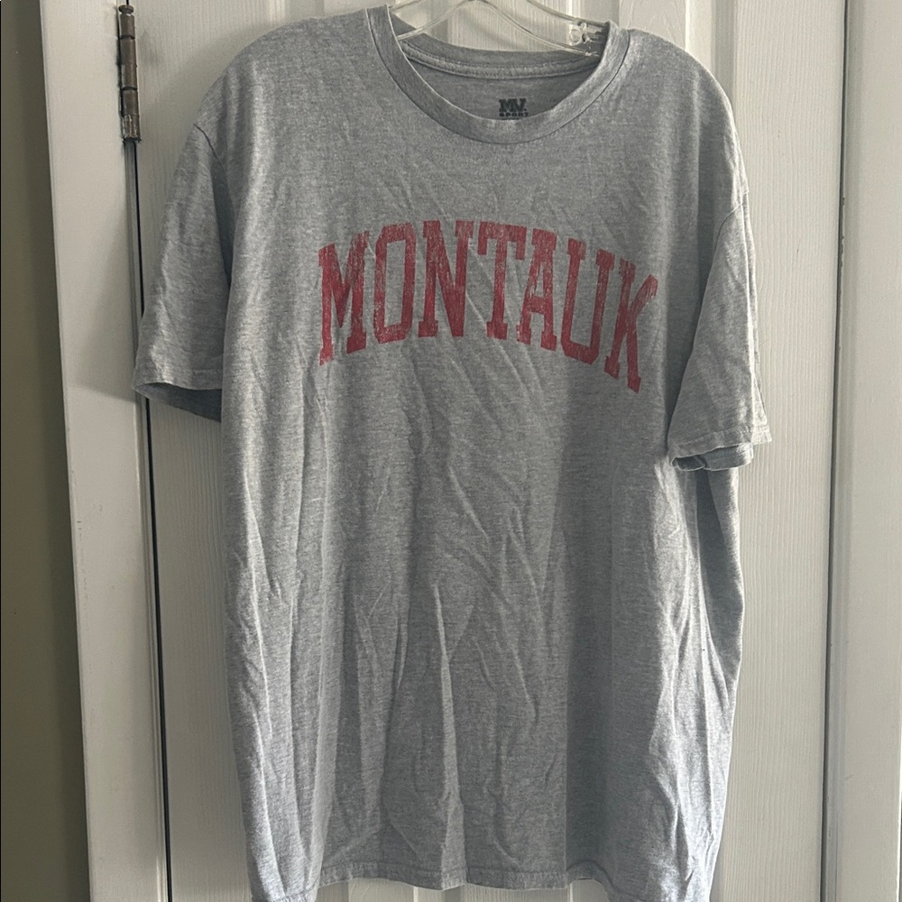 MV Sport Gray T‑Shirt with Red MONTALK Logo